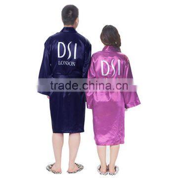 100% Silk Cheap Wholesale Women Satin Bathrobes photo-2