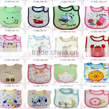 Many designs can choose/3 layers 3D baby bib/ baby bibs /in stocked or OEM