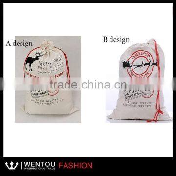 Hot Sale Canvas Santa Sack Bag With Drawstring photo-6