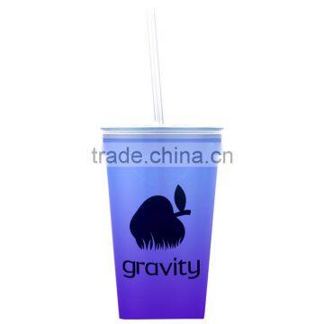 USA Made 20 oz Color Change Tumbler With Straw And Lid - Comes With Your Logo photo-3