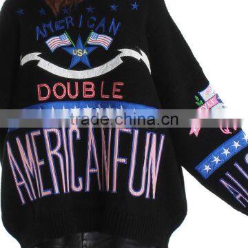 Embroidery Cardigan Kimono 2017 Winter Fashion Girl Loose Cardigan Sweater photo-6