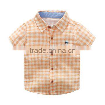 Wholesale 2-7 Year Old Boys Summer Plaid Shirts photo-5