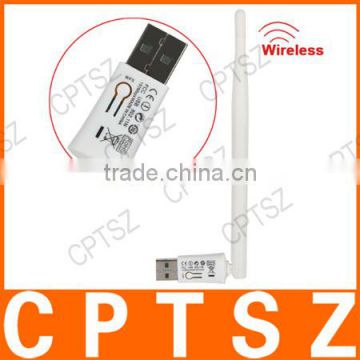 150Mbps Mini WIFI Wireless USB LAN Adapter 150M 802.11n / g / b Wi fi Network Card for PC TV with Antenna Computer Accessories