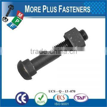 Made In Taiwan Button Head Fish Bolts With Round Head Oval Neck And Rolled Thread Track Bolt photo-5