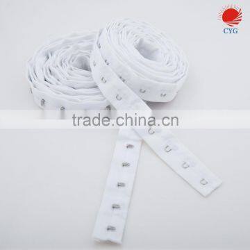 Customized Size Hook and Eye Tape, Hook and Eyes White Satin Ribbon Tape for Sewing Projuct photo-3