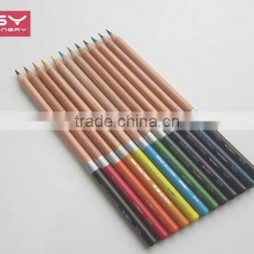 7'' 12 PCS CIDER DIPPED HEAD COLOR PENCILS IN PAPER BOX