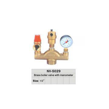 Brass boiler valve