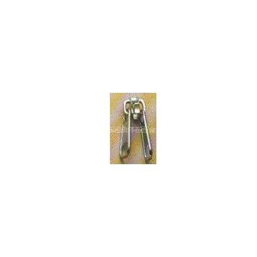 Zinc Alloy Zipper Pull (double Head With Long Piece)