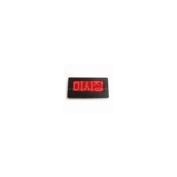 LED name badge