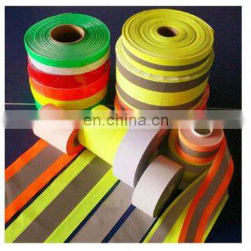 Custom heat transfer printed reflective tape for reflective safety vest for garment