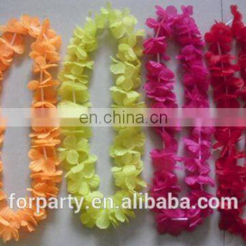 PAS-0749 Carnival party flower lei necklace