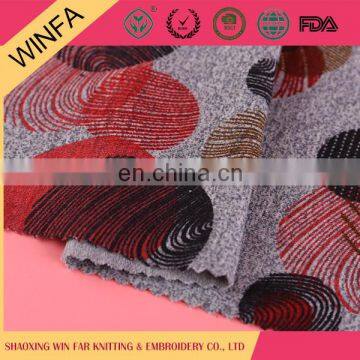 Ready made fabric supplier Luxury Digital print warp knit polyester fabric
