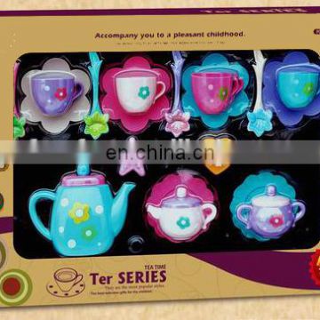 2017 new design plastic Teaware Play Set toys,Children Tea Play Set toys