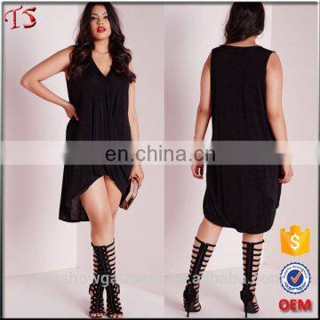 Wholesale new products on china market xxl size women casual dress