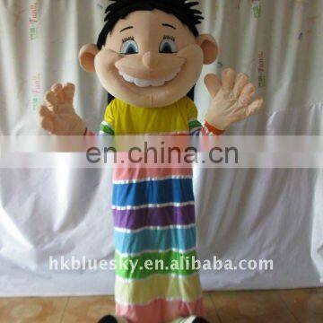 funny fist boy mascot costume