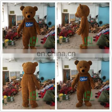 HI CE made in China customized mascot costume for adult size,bear mascot costume for hot sale