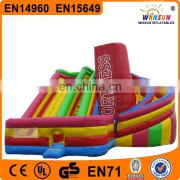 giant China slide combo inflat giant inflatable slide for sale