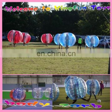 1.2m Kids pvc/tpu Crazy Loopyballs/Bubble Football