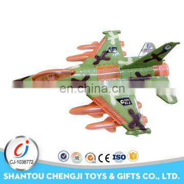 New design flash electric military fighter jets model for kids