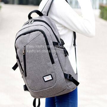 USB Mobile Charge High-quality Zipper Hidden Anti Theft Laptop Bags Backpack photo-3