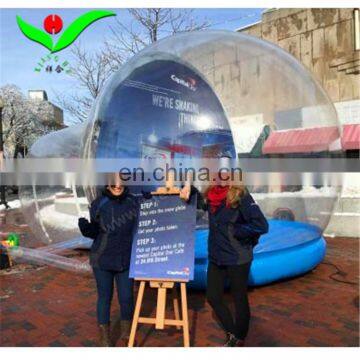 Giant Santa Claus Christmas Inflatable Human Size Snow Globe Sale photo-2