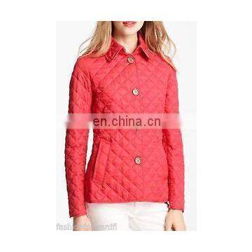 wholesale quilted jackets - Women Quilted Jacket in red clour