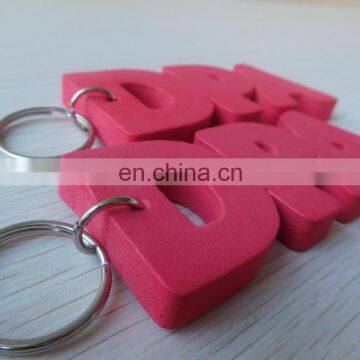 Custom Red Alphabet Letters Eva Foam Floating Key Ring for Sale photo-3