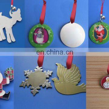 various customize shape Christmas decorative pendants as christmas tree ornament