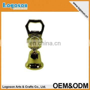 hotest items novelty souvenir gift custom design bottle opener metal bell