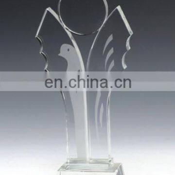 Unique design Chinese style creative crystal trophy