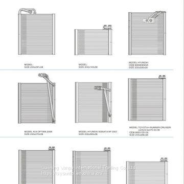 Auto ac parts for Honda air condition evaporator