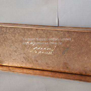 2018 Copper Painting Finish of Iron Flower Pot With Handle photo-5