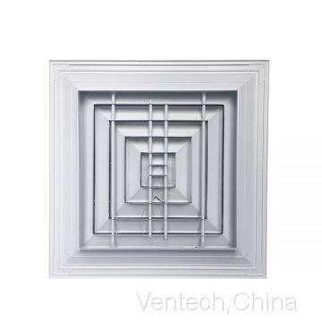 Square Air Conditioning Ventilation Diffuser China Supplier photo-4