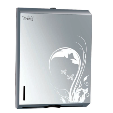 Stainless steel paper towel dispenser