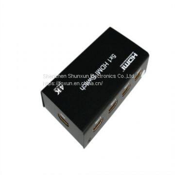 5x1 HDMI-многоканальный коммутатор с дистанционным управлением