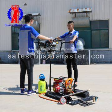 BXZ-2 imported power double knapsack core drilling rig Portable sampling rig 25 m deep engineering exploration rig