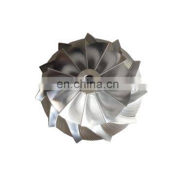 TB3403 441341-0002 11+0 blades 48.55/69.00mm performance Turbo milling/aluminum 2618/billet compressor wheel for 452059-5001