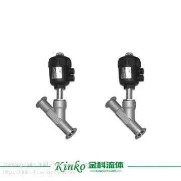 Thread Connection Stainless Steel 3 Ways Angle Seat Valve photo-2