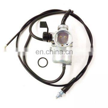 48mm Carburetor&Throttle Cable for Honda CRF70 XR70 XR70R Carb Outlet 22mm