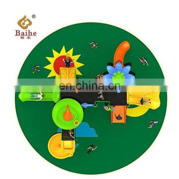 Plastic Slide Manufacturer Children Outdoor Playground Swing Set Children Spiral Tube Slides photo-2