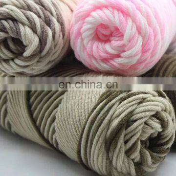 Buy China Knitting Baby Blended Yarn Crochet Cotton Wool Yarns Thick Yarn For Crochet photo-3