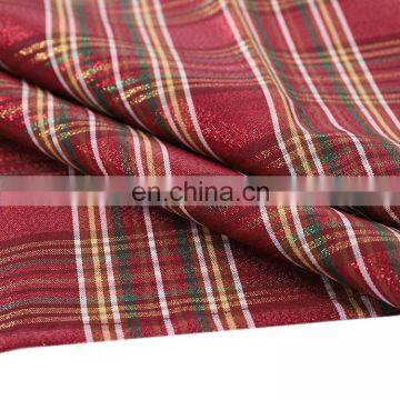 Christmas Series Polyester Jacquard 175GSM Hotel Dining Party Table Overlay Topper Wholesale Table Cloth With Check Pattern photo-5