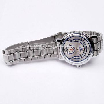Wholesale Mens Luxury White Automatic Mechanical Date Stainless Steel Analog Sport Watches photo-5