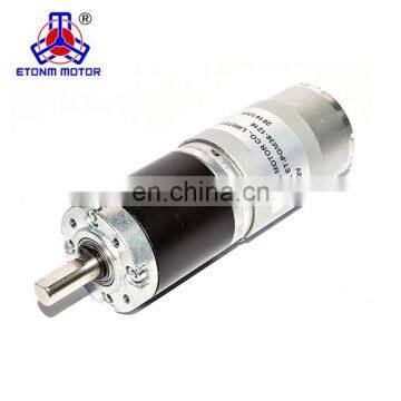 High rpm high torque 12V dc gear motor for electric value