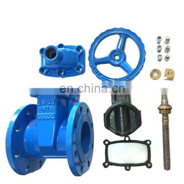 Class 150 PN16 gate valve cast metal bonnet and body die castings