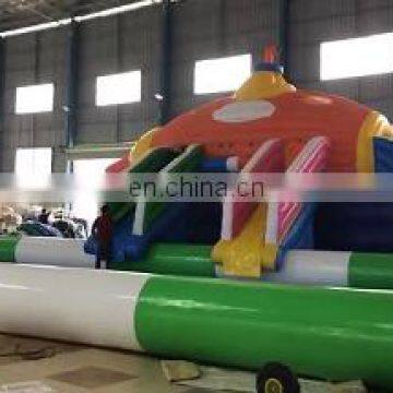 Giant Inflatable Pool Slide/tropical Inflatable Water Slide With Pool for Kids and Adults photo-3