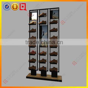 Wall mounted shoes display shelf