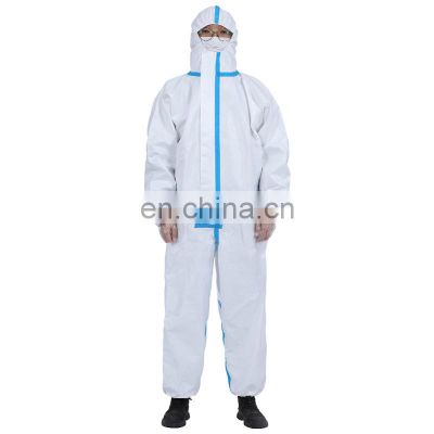 CE EN 14126 14605 13034 13982 Sterile Waterproof Surgery Disposable Medical Overalls Isolation Gown