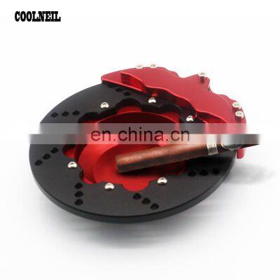 Universal Brake Disc Style Ashtray Universal Aluminum Alloy Car Fashion Creative Car Ashtray photo-4