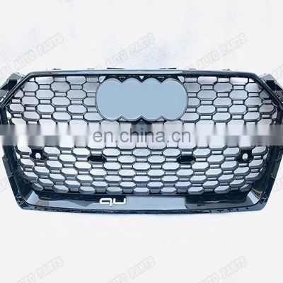 Hot Selling Honeycomb RS5 Front Grill 2015-2019 chrome grill Car Front Grille For Audi A5 S5